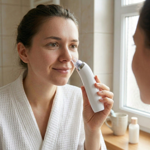 After using Novara Beauty Silicone Facial Cleansing Brush