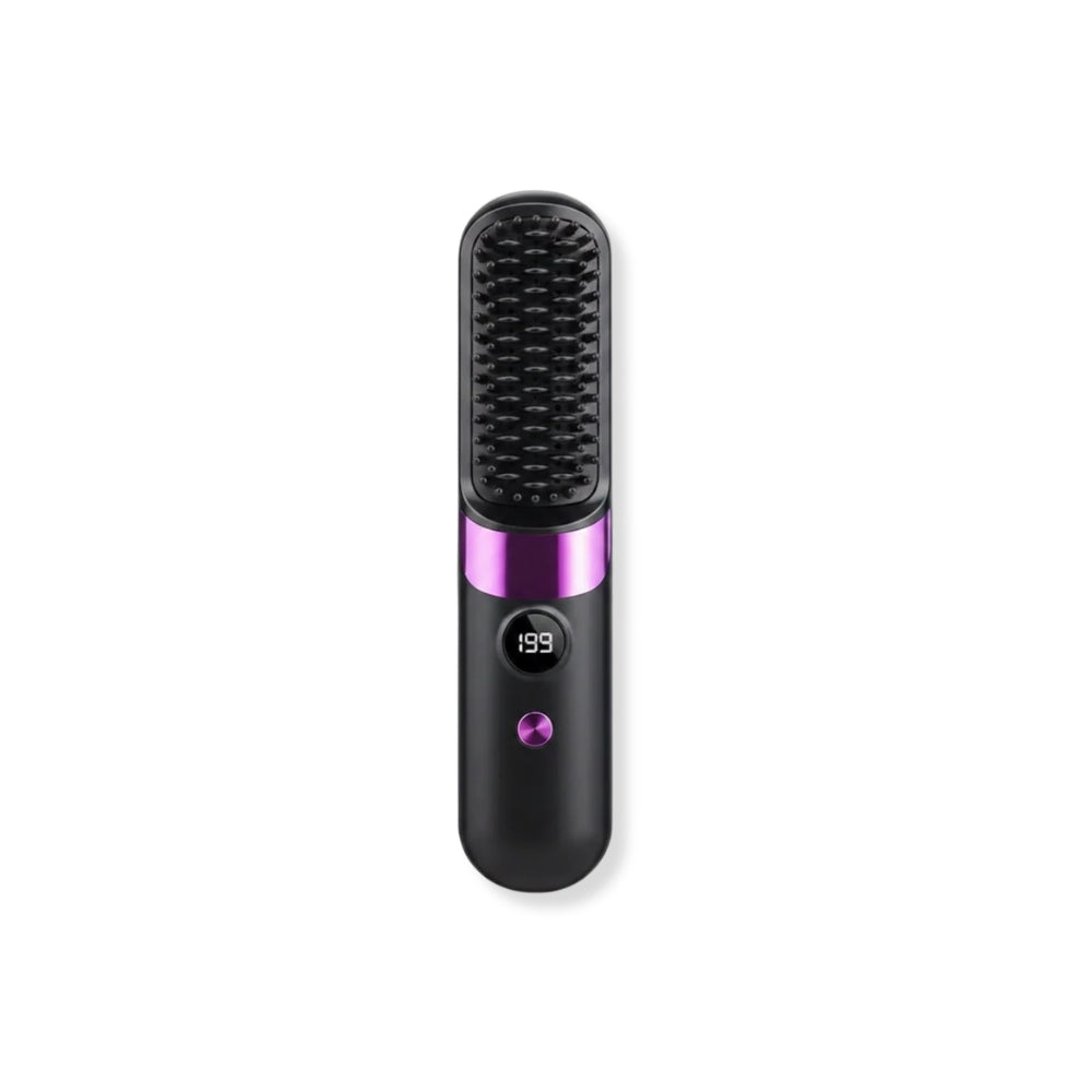 Novara Beauty Mini Hair Straightener Comb - USB Rechargeable & Cordless