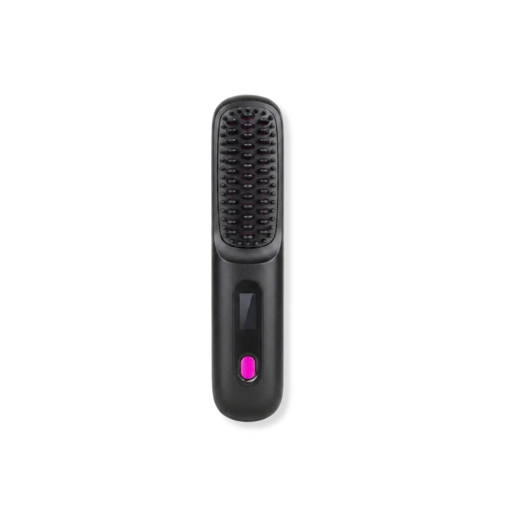 Novara Beauty Cordless Hair Straightener Brush - USB Rechargeable & Ionic