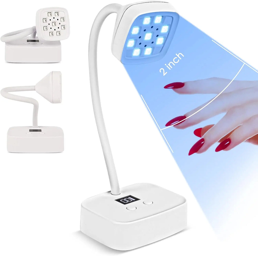 Novara Beauty Wireless LED UV Nail Lamp - 360° Bendable & Rechargeable