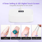 Novara Beauty Wireless LED UV Nail Lamp - 360° Bendable & Rechargeable