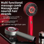 Electric Vibration Massage Comb Portable Hair Follicle Comb Scalp Oil Liquid Applicator Head Massager Hair Growth Anti Loss Care
