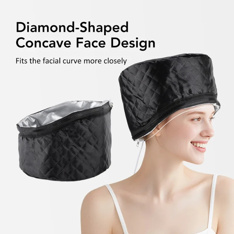 Waterproof Hair Oil Cap Adjustable Temperature Suitable for Deep Conditioning Home Salon SPA Hair Care