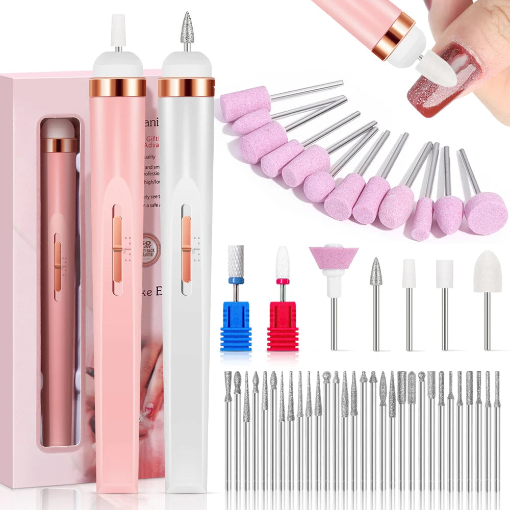 Novara Beauty Electric Nail Drill - 4 Speed Manicure & Pedicure Kit