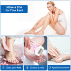 Novara Beauty Electric Foot File - 3 Speed Callus Remover & Pedicure Tool
