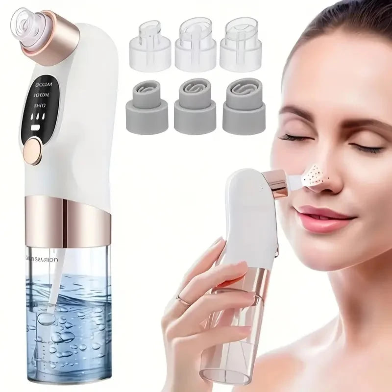 Novara Beauty USB Blackhead Remover - Gentle Pore Cleaning Device White