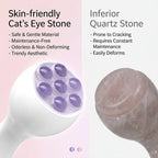 New Purple Pink Crystal Jade Facial Roller Ball Massager Face Lift and Tighten Beauty Device Neck Massage Ball Skin Care Tools