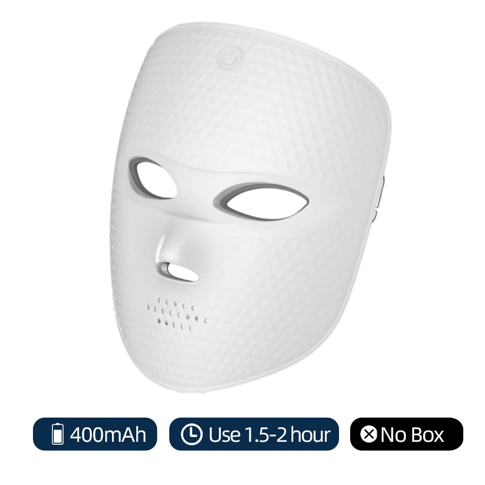 Novara Beauty 7 Color LED Face Mask - Wireless Photon Skin Rejuvenation