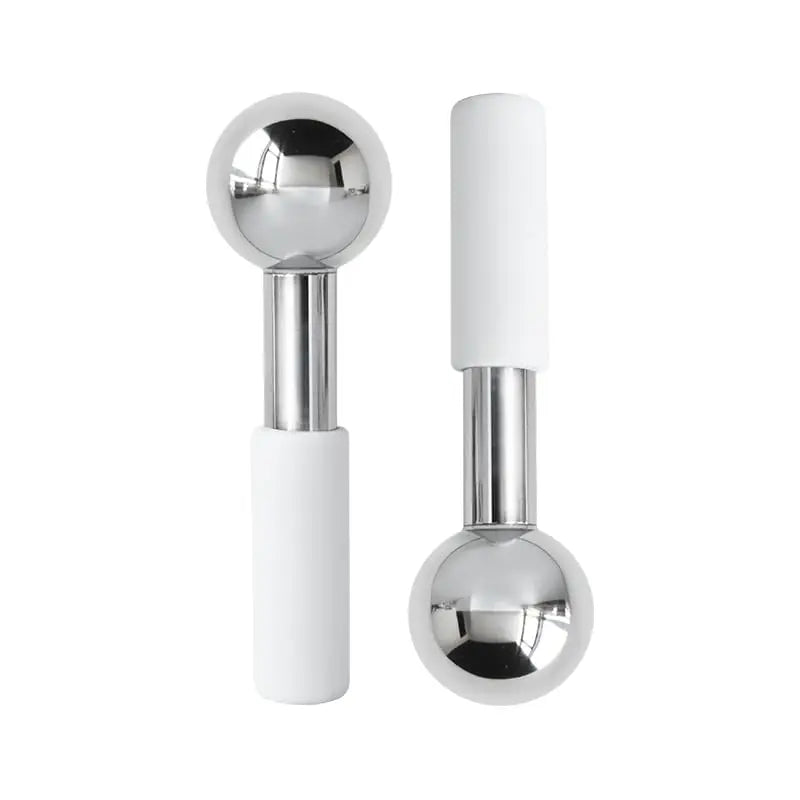Stainless Steel Ice Globes Cooling Facial Sticks Beauty Spa Skin Care Tools Fine Wrinkles Tighten Pores Reduce Puffiness