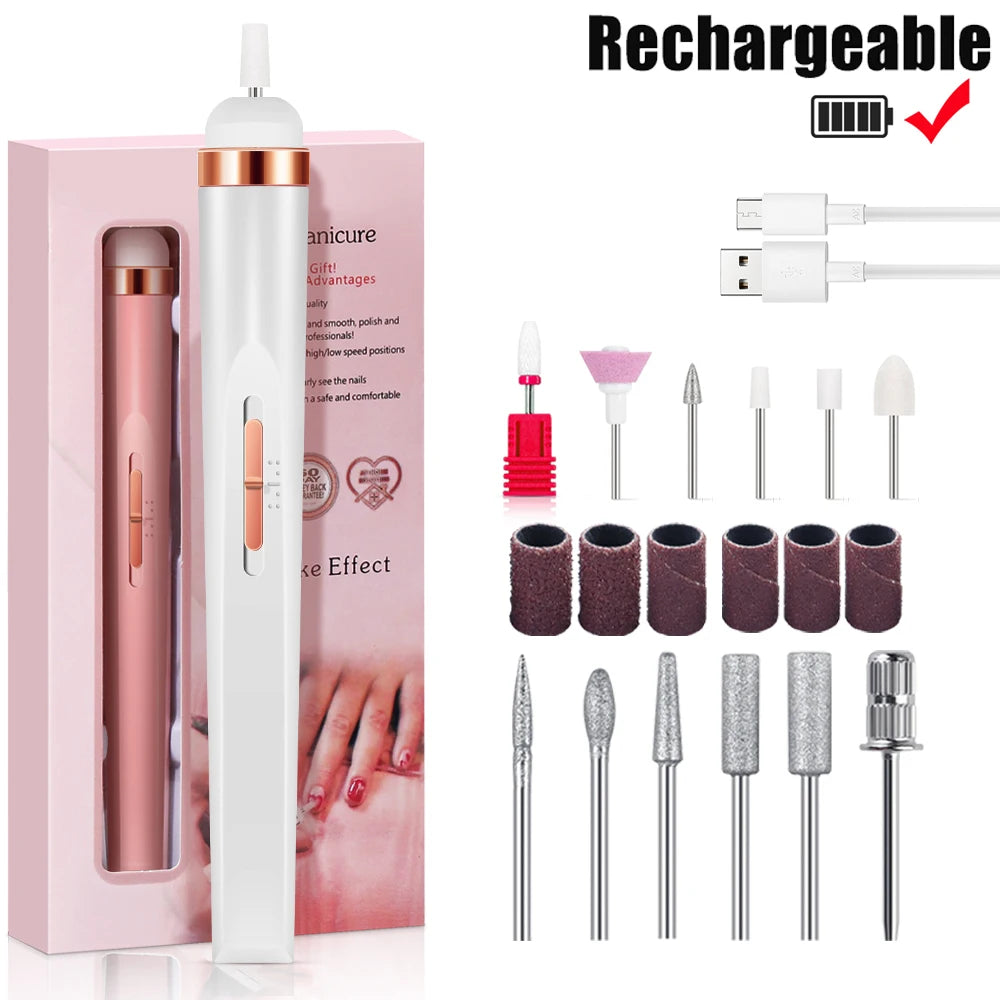 Novara Beauty Electric Nail Drill - 4 Speed Manicure & Pedicure Kit