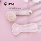 Novara Beauty Electric Silicone Facial Brush - Vibration & Roller Massager