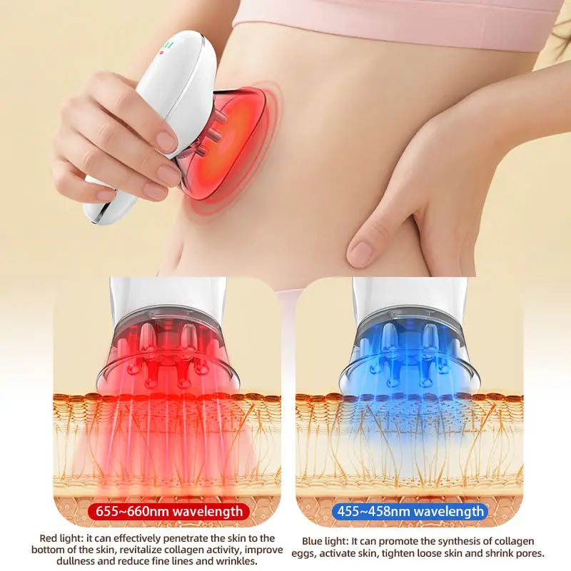 Anti Cellulite Tool and Skin Tightening Device Body Sculpting Massager Cellulite Removal Machine for Face Belly Arms Legs Waist