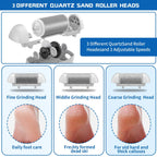Novara Beauty Electric Foot File - 3 Speed Callus Remover & Pedicure Tool
