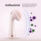 Novara Beauty Electric Silicone Facial Brush - Vibration & Roller Massager