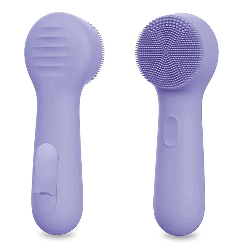 Novara Beauty Silicone Facial Cleansing Brush - USB Rechargeable Massager