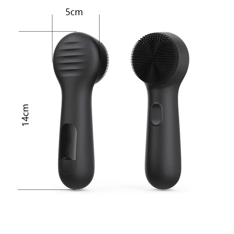 Novara Beauty Silicone Facial Cleansing Brush - USB Rechargeable Massager