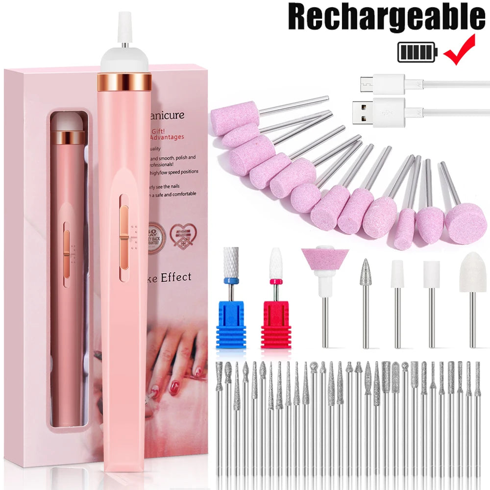 Novara Beauty Electric Nail Drill - 4 Speed Manicure & Pedicure Kit