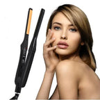 Novara Beauty 2-in-1 Mini Straightener - Ceramic Curling Iron & Beard Tool