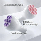 New Purple Pink Crystal Jade Facial Roller Ball Massager Face Lift and Tighten Beauty Device Neck Massage Ball Skin Care Tools