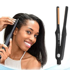Novara Beauty 2-in-1 Mini Straightener - Ceramic Curling Iron & Beard Tool