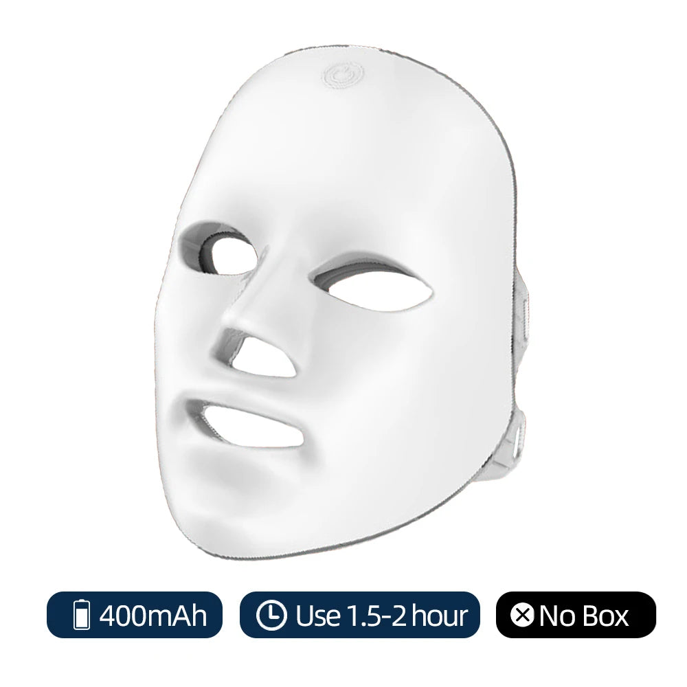 Novara Beauty 7 Color LED Face Mask - Wireless Photon Skin Rejuvenation