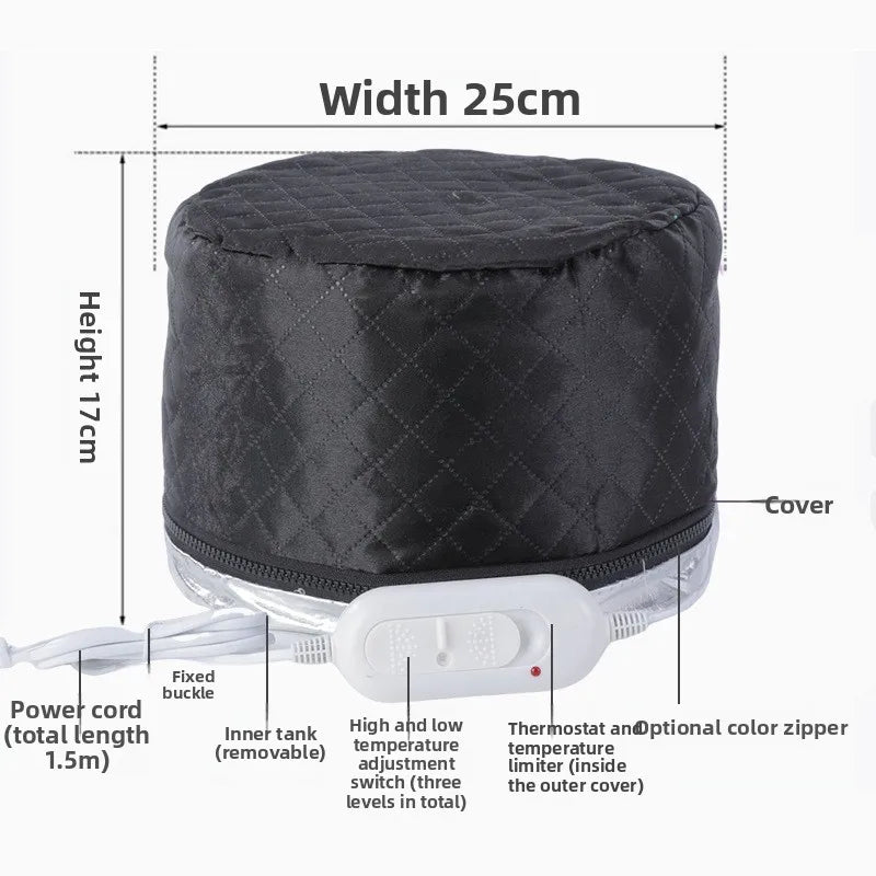 Waterproof Hair Oil Cap Adjustable Temperature Suitable for Deep Conditioning Home Salon SPA Hair Care