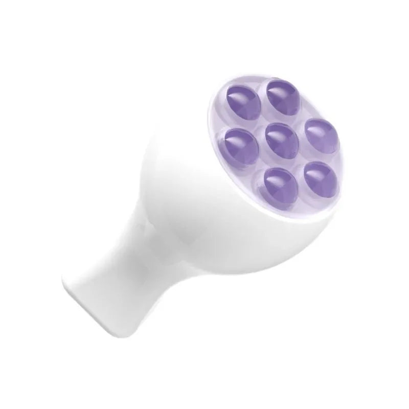 New Purple Pink Crystal Jade Facial Roller Ball Massager Face Lift and Tighten Beauty Device Neck Massage Ball Skin Care Tools