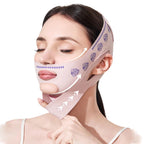 Double Layer Upgraded Chin Up Mask V-Line Face Lift Tighten Mask Face Lifting Belt Anti Wrinkle Facial Massage Strap Skin Care ﻿