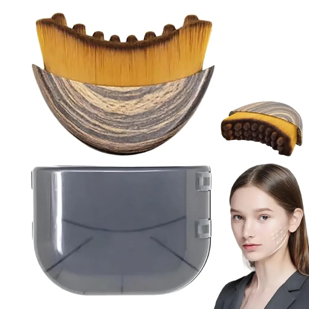 Novara Beauty Lymphatic Contour Face Brush - Drainage Massager Tool