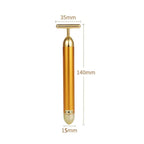 24k Gold Face Lift Roller Vibration Slimming Massager Facial Stick Facial Beauty Skin Care T Shaped Vibrating Massager