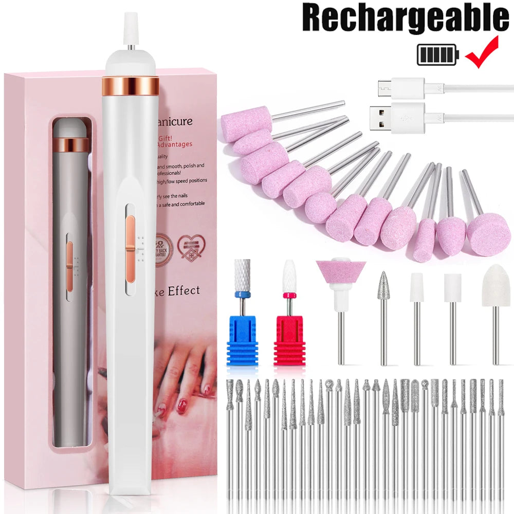 Novara Beauty Electric Nail Drill - 4 Speed Manicure & Pedicure Kit