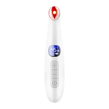3 in 1 Eye Massager Wand Eye Lift Wand Beauty Device with Vibration Red Light for Dark Circle Puffiness and Fine Lines