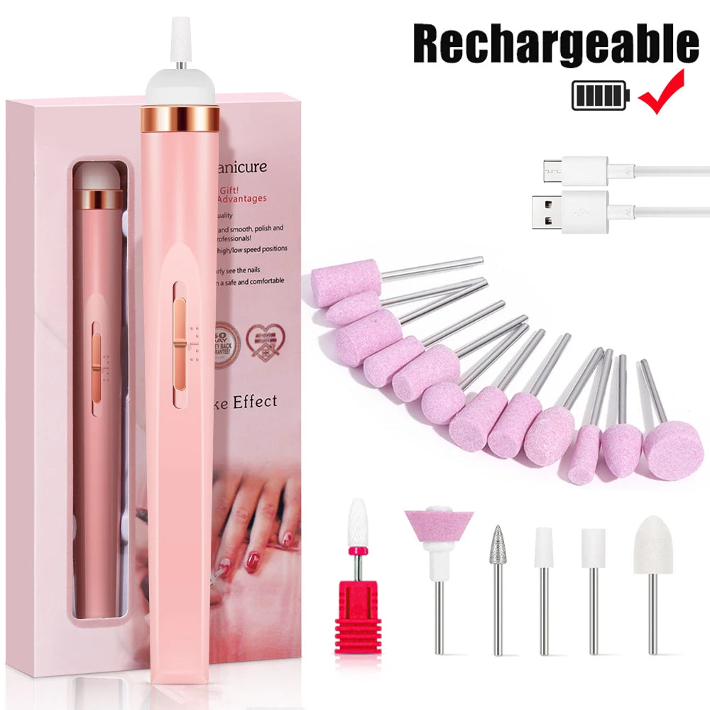 Novara Beauty Electric Nail Drill - 4 Speed Manicure & Pedicure Kit
