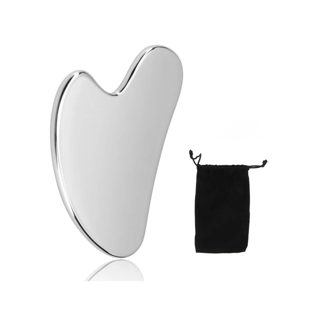 304 Stainless Steel Facial Roller Metal Gua Sha Facial Tools Set Face Body Treatment Lymphatic Drainage, Facial Tension, Durable
